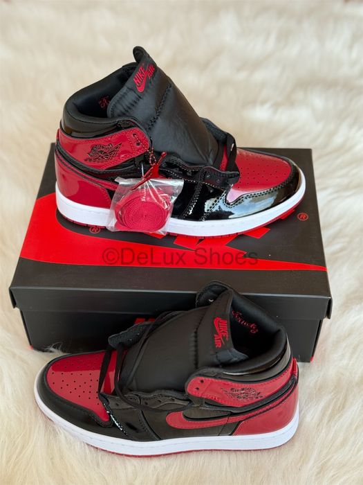 Air Jordan 1 Retro High Patent Bred Full Box Verificare Colet 35,5-45