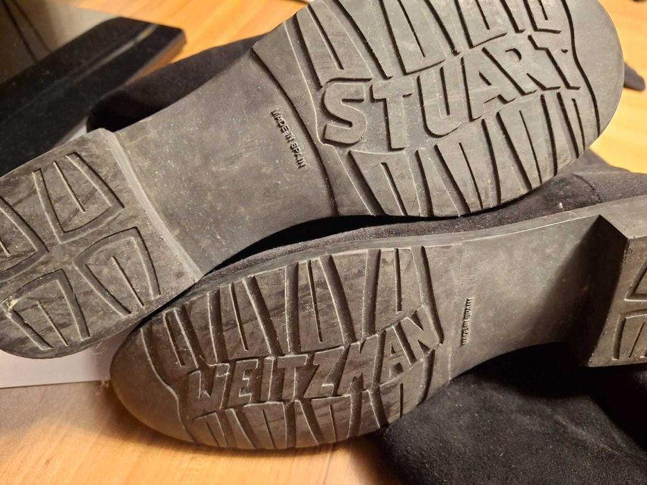 Cizme Stuart Weitzman piele intoarsa 36