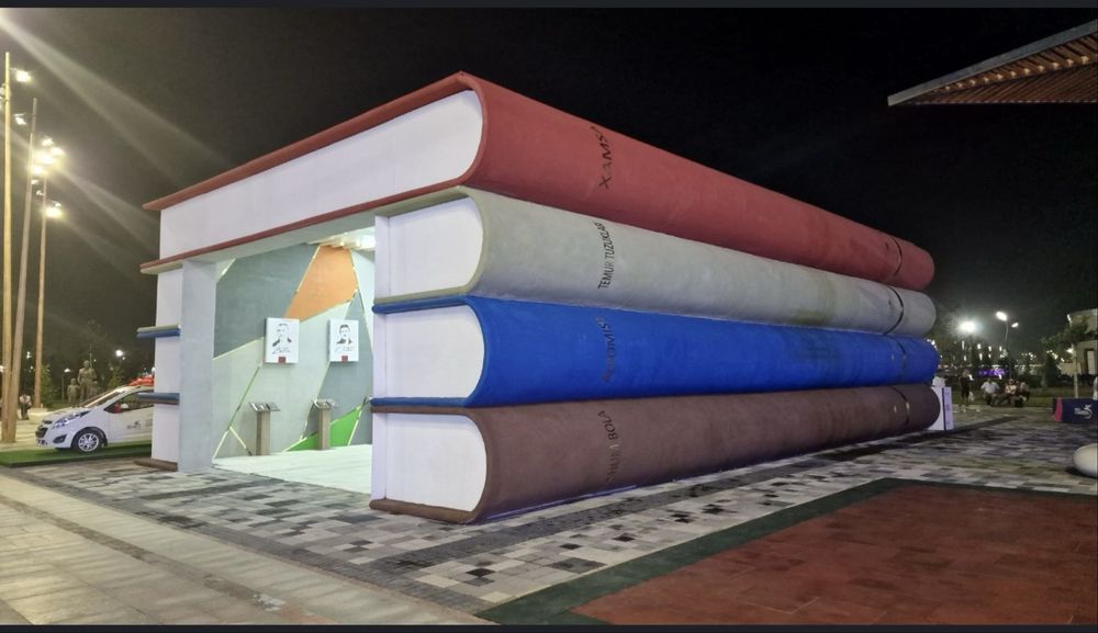 Выставочный стенд, стенд, декорации, декоративные фигуры