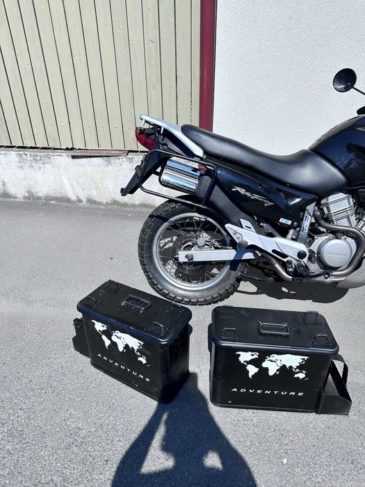 Set sidecase + suporti aluminiu DarrBox Honda Transalp 650