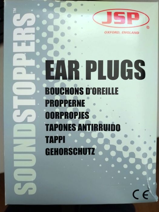 JSP earplugs, еднократни шумоподтискащи тапи за уши