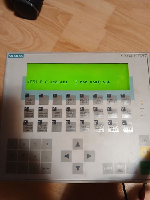 Ecran Simatic panel OP 17