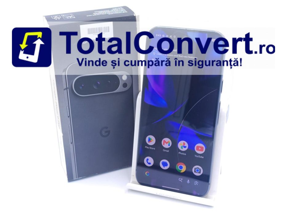 Google Pixel 9 Pro 256GB Obsidian 16GB, Garantie 24 luni | #D96879
