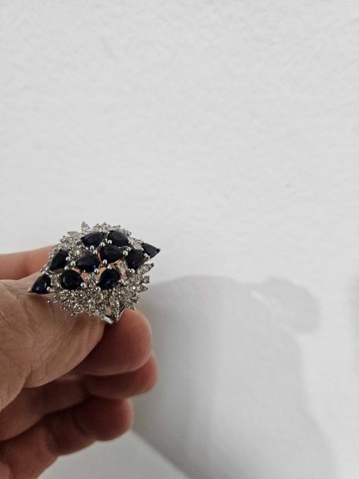 Inel Aur 18K, 10 Grame, Diamante.