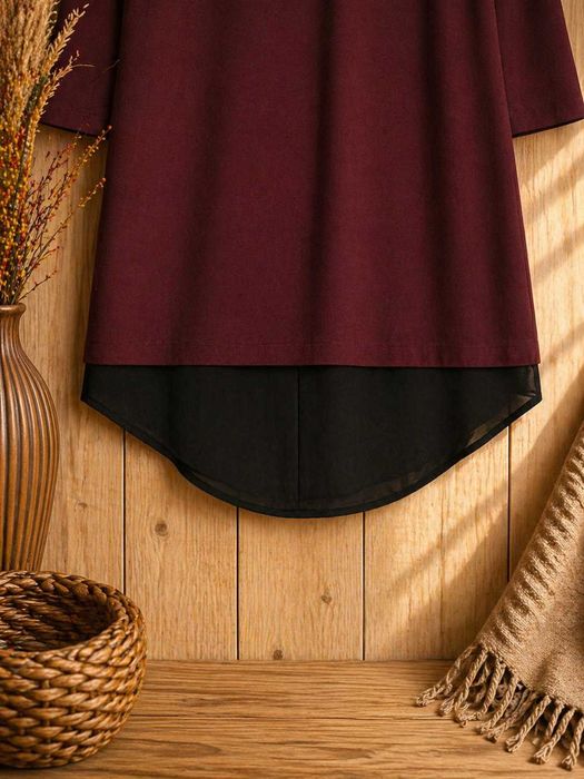 Rochie bordo Atmosphere mărimea 42 stare excelentă elegantă de primăvară