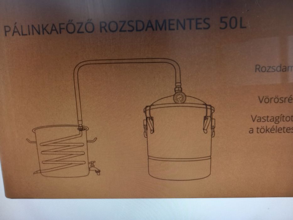Cazan Țuică din inox 50 L Promo 1799 lei