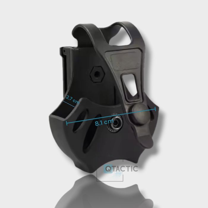 Port/ toc cătușe din polimer, rotire la 360 grade, prindere sigură