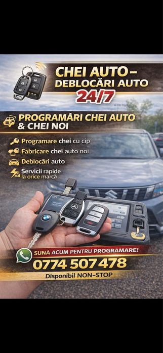 Copiat Chei Dej /Deblocari Auto/Telecomenzi/Cipuri