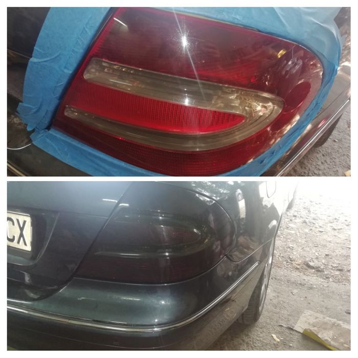 Полиране, пастиране и защита на фарове и стопове