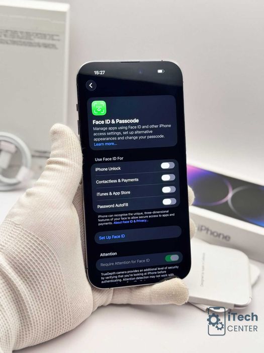 iPhone 14 Pro MAX, 128GB, Purple, 100% батерия, КАТО НОВ, 1г ГАРАНЦИЯ!