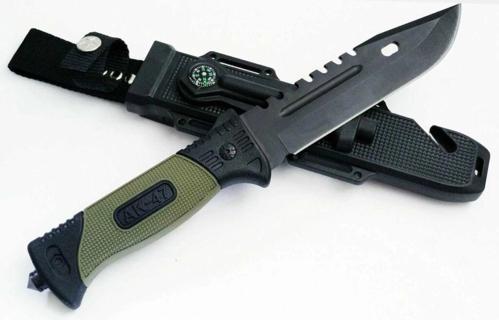 Тактически нож+компас+кремък+точило Байонет CS GO M9  Лов Туризъм