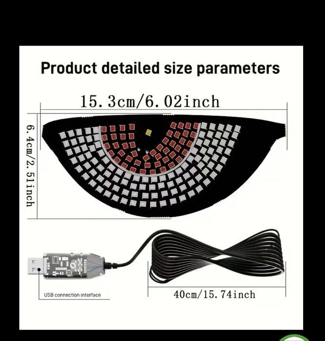 LED „Devil Eyes“ светлини за автомобил – ефектни демонични очи (USB)