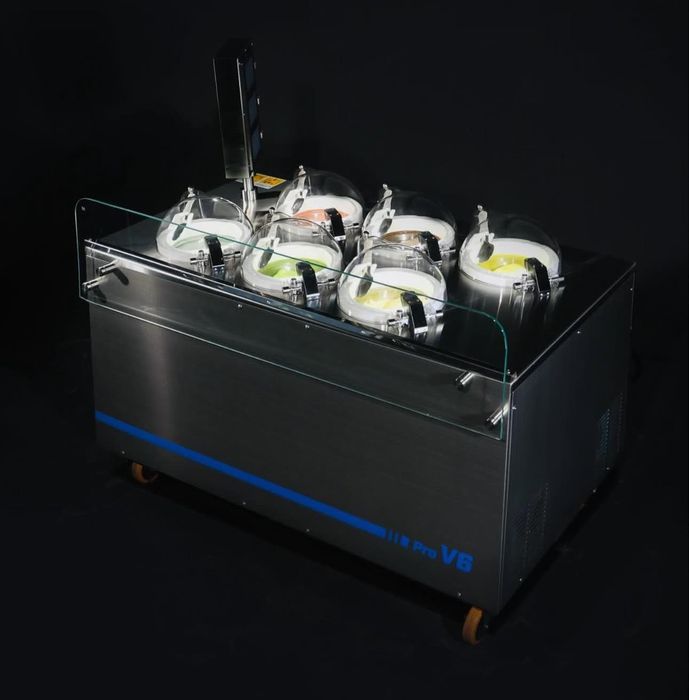 Vanzare Miles Gelato Galaxy Pro V6 cu 6 cuve, mașina de înghețată