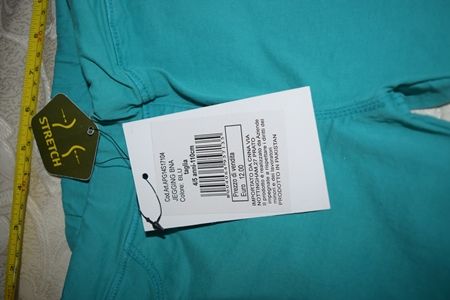 Pantalon nou H&M, copii 4-5 ani, culoare deosebita - turcoaz