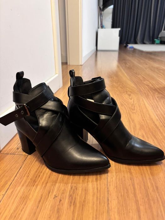 Pantofi piele marimea 38 negru