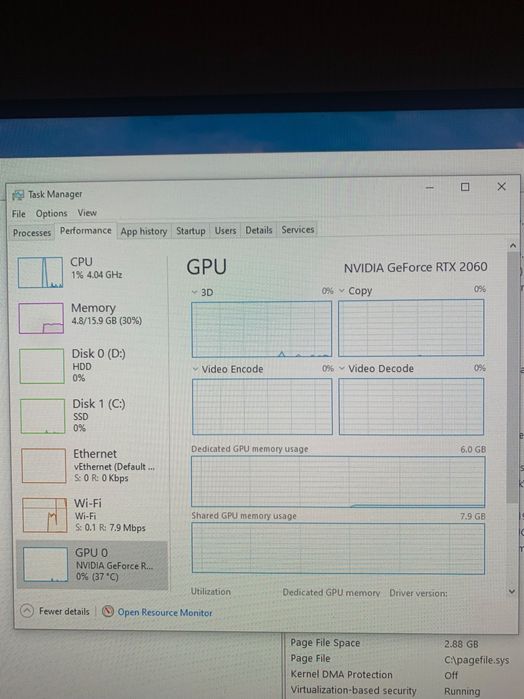 Gaming computer I710700k RTX 2060 3200MHZ 16GB Ram