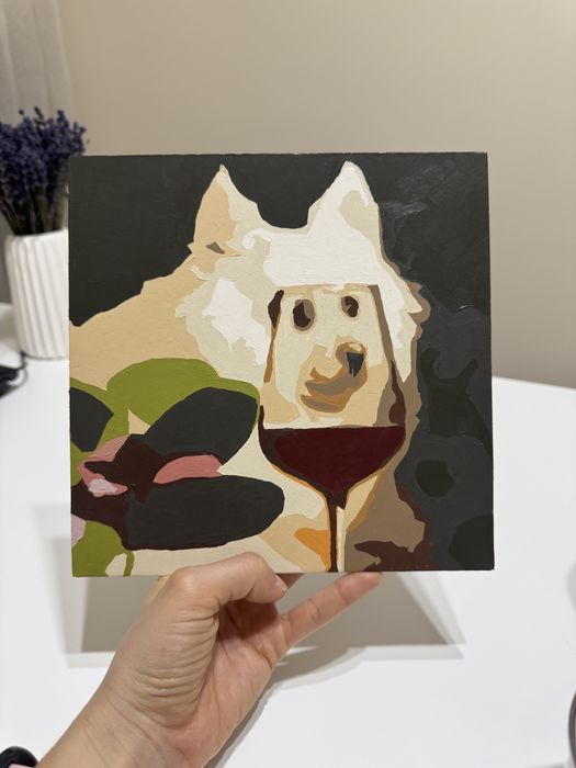 Картины акрил 20х20