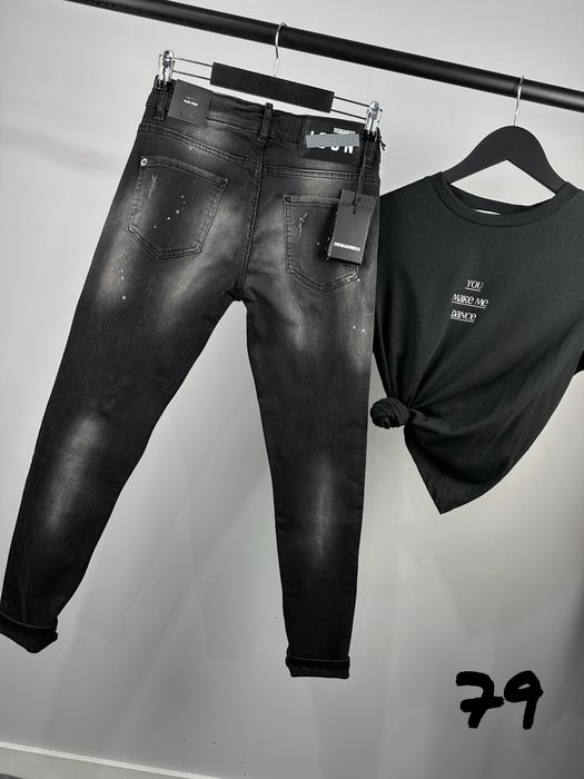 Dsquared дамски черни дънки