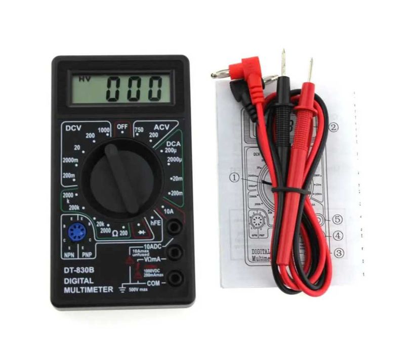 Полный комплект паяльника с регулируемой температурой с мультиметром