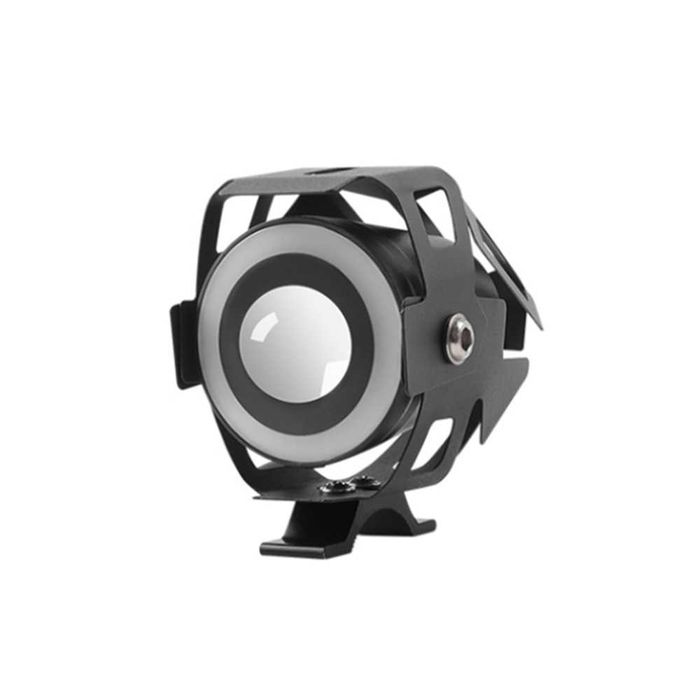 Висококачествен LED фар с лупа за Мотор RGB - 3 режима на работа