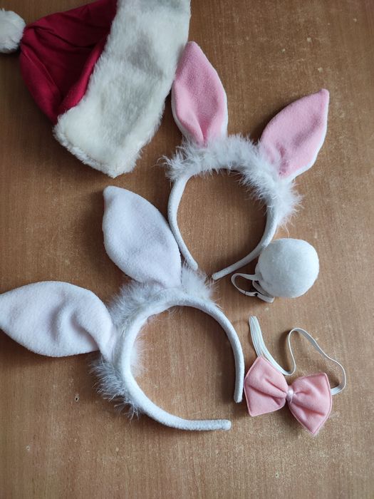 Игрушка зайка, Санта