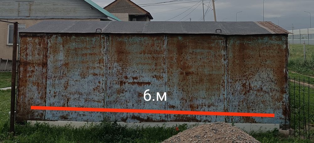 Гараж 6*3 металлический