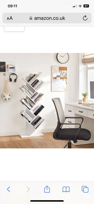 Biblioteca ,raft carti 141cm x 50cm x 25 cm Songmics germania