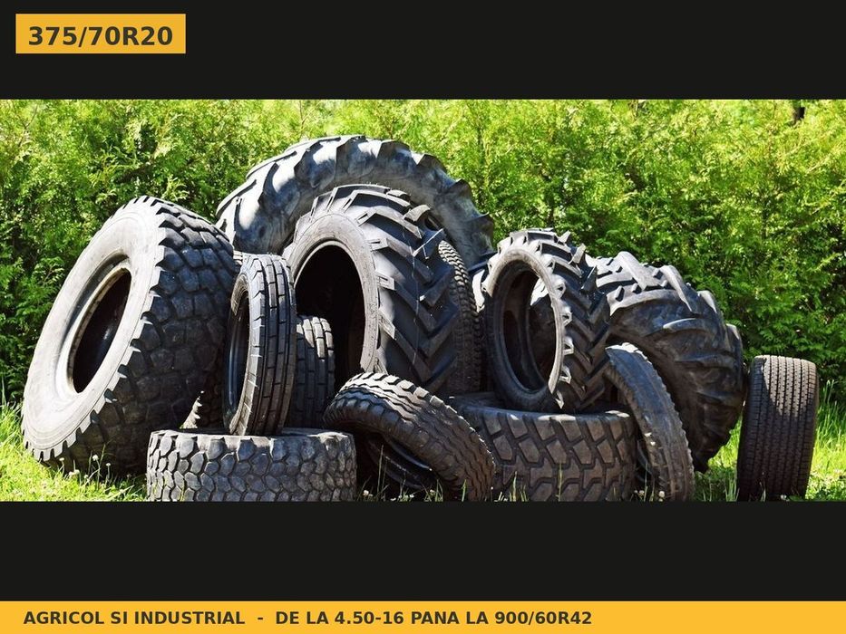 Cauciucuri Anvelope 375/70R20 375/70 R20 375/70-20 3757020 Mitas Buldo Miniincarcator si Industrial Utilaje Agricole SH Second Hand LIVRARE Stoc Real