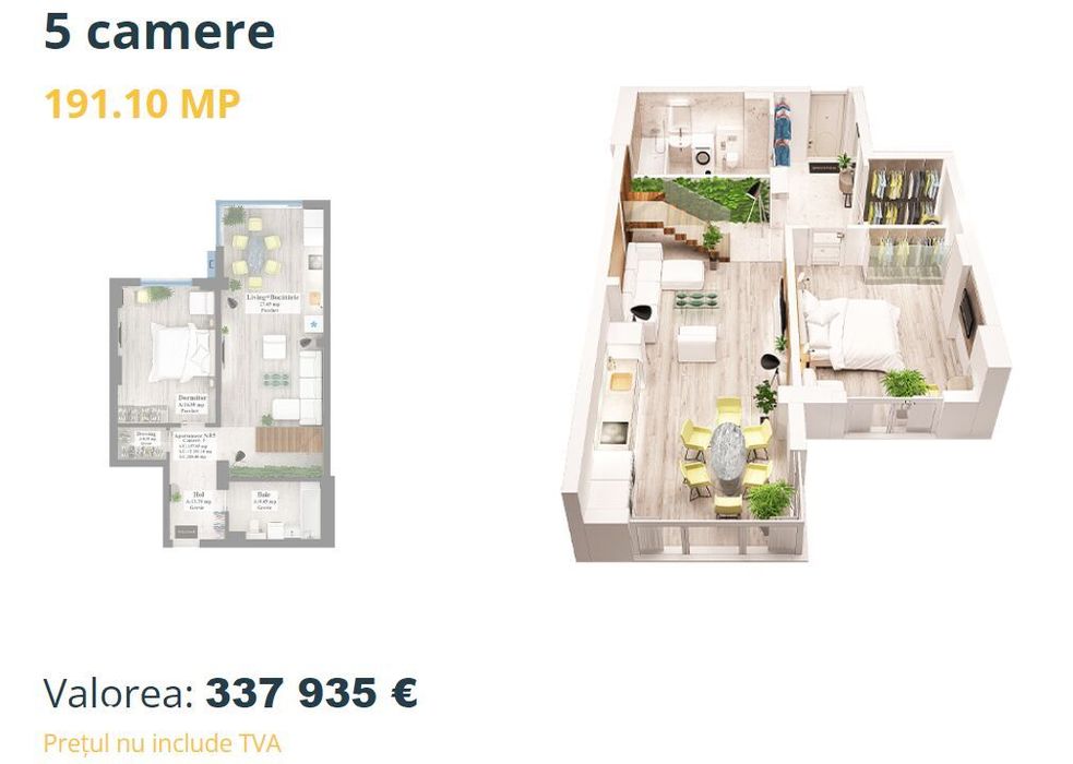 Vânzare - Penthouse - Copou - 157 Mp Utili