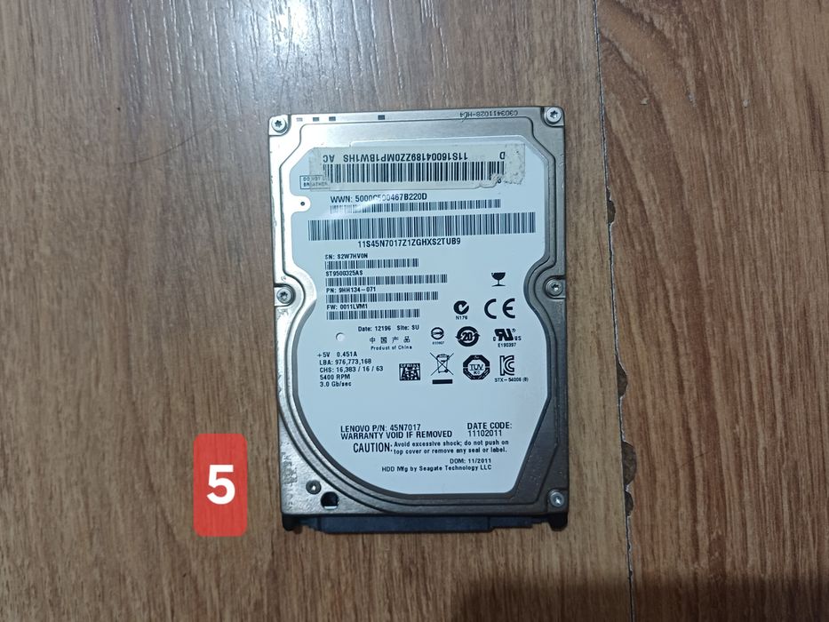 Hard laptop 500Gb sata 2.5 diverse modele
Dupa ce comandati mentionati