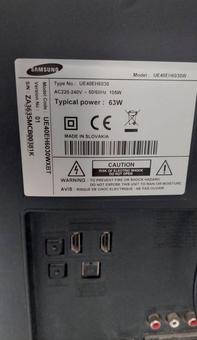 Телевизори JVC и Samsung