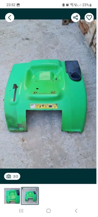 Carcasa spate de plastic dur pentru tractoras de tuns gazon
Cu suport