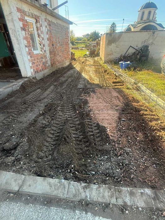 Мини багер + самосвал 3.5т -> СВОБОДНИ ЧАСОВЕ!