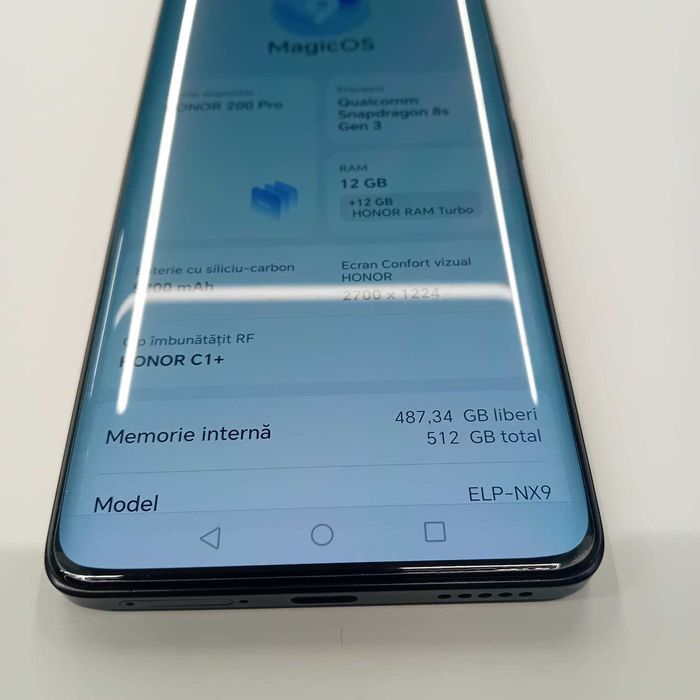 Honor 200 Pro 12/512Gb (ag49 Esplanada b.6073) * 2 ani garantie