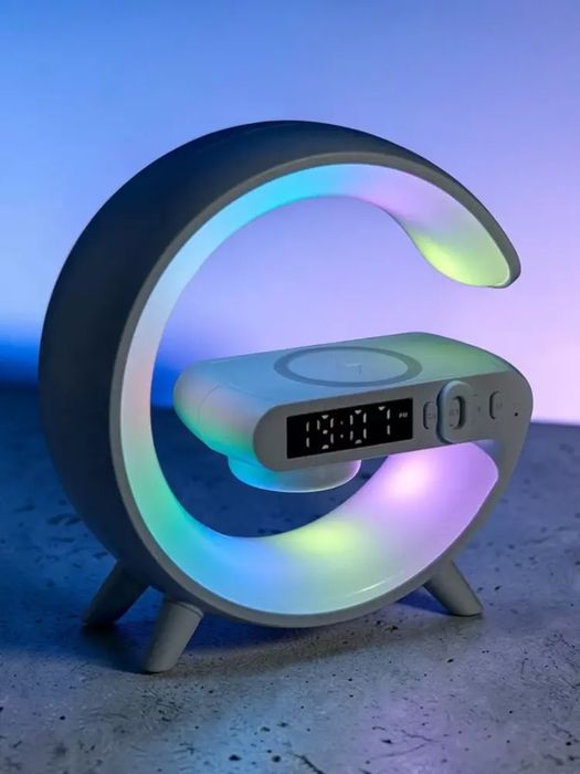 Tungi chiroq Smart Simsiz Zaryadlash Lampasi + Bluetooth karnayi bilan