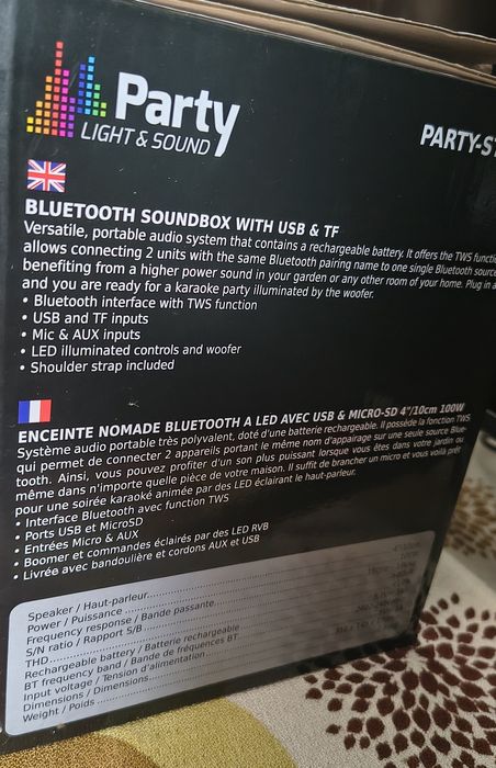 Boxa portabila.Produs nou.