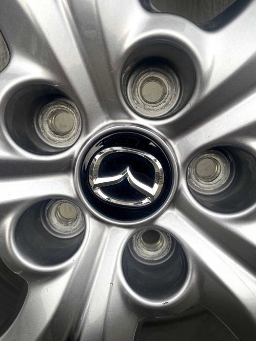 Jante Mazda R18 + Anvelope Firestone M+S – 2 buc., originale, uzate