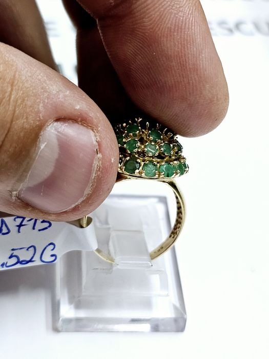 Vand inel dama din aur 14 k 7.52 g cod 713