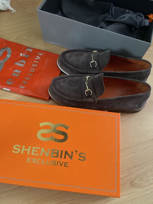 Мужские Замшевые лоферы