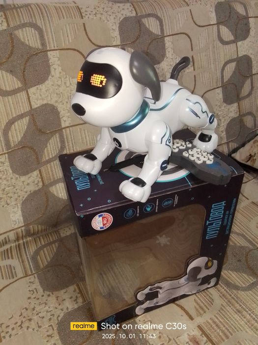 Собака-робот на дистанционном управлении