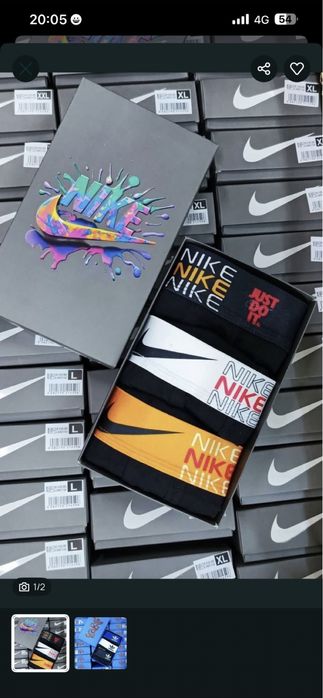 Boxeri nike 3 la set
