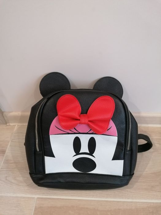 Кожена раничка Мини Маус
