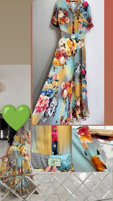 Длинное Италиянское платье