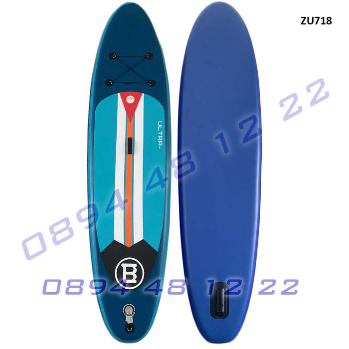 Надуваема дъска сърф SUP борд съб падъл гребло стенд ъп 10'6 плуване