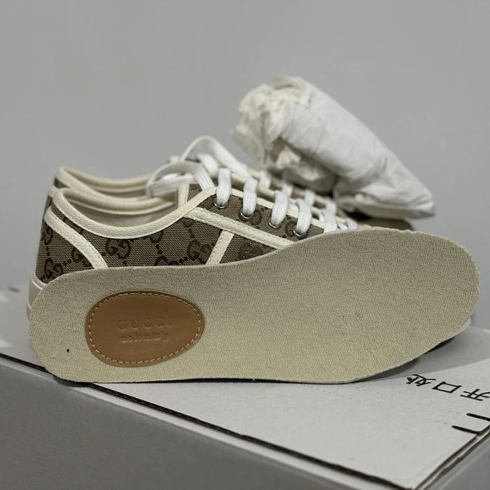 GG Tennis 1977 Platform - Beige GG