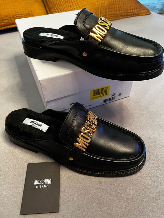 Vand pantofi cu interior blanita Moschino Couture