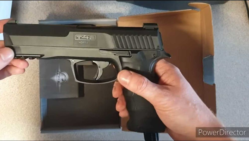 Pistol Airsoft Cu BileDeCauciuc#Hdp50#Upgrade REAL 20j cal.50