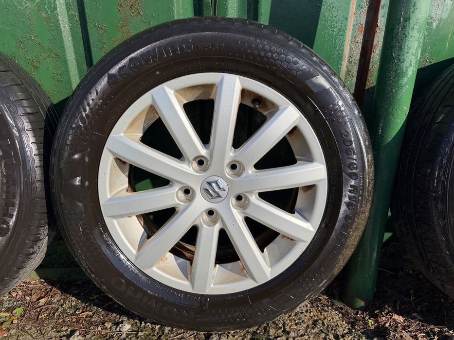 Suzuki SX4 / Fiat Sedici оригинални джанти с летни гуми 205 60 16