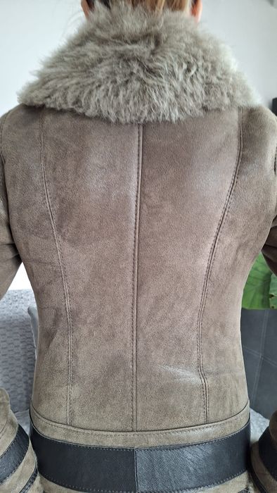 Cojoc de dama din piele  cu blana naturala