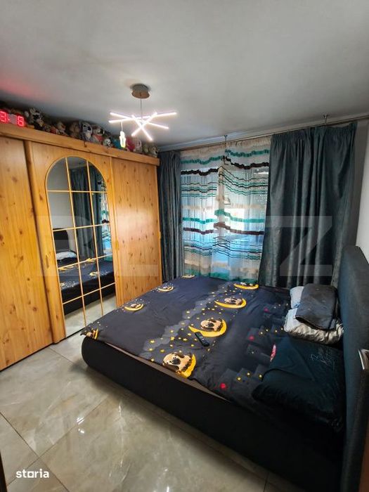 Apartament 2 camere, decomandat, 57 mp, etaj 2/4, zona Rovine